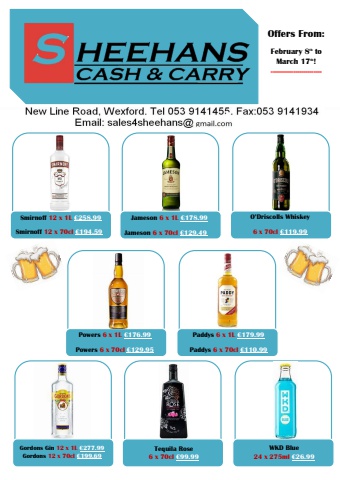 Drinks offer March