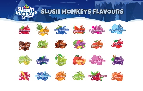 Slush monkey flavours