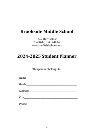 BMS Student Handbook 2024-25