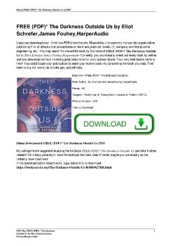 FREE (PDF)* The Darkness Outside Us by Eliot Schrefer,James Fouhey,HarperAudio