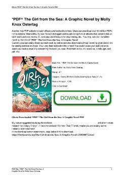 *PDF^ The Girl from the Sea: A Graphic Novel by Molly Knox Ostertag