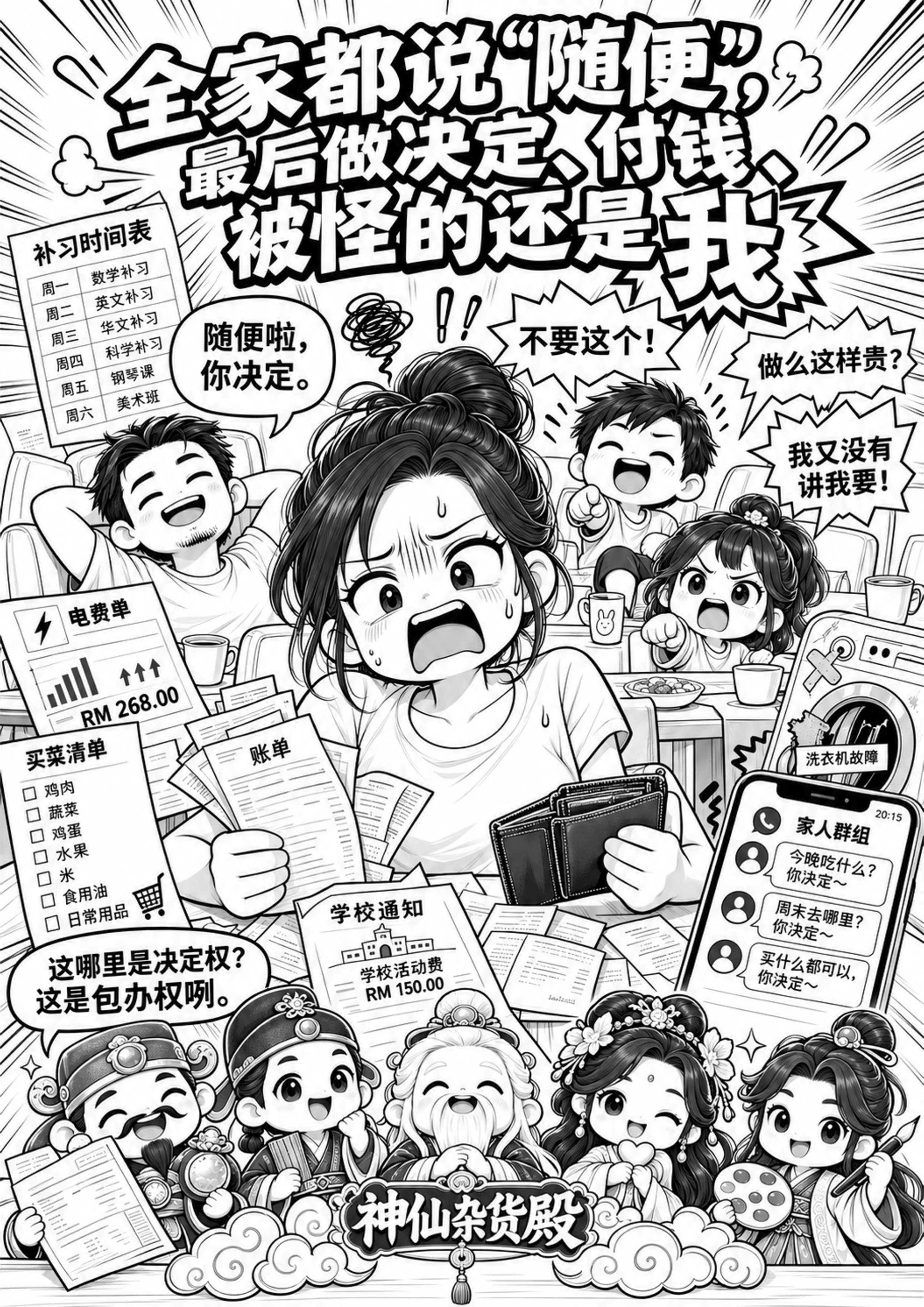 全家都说随便