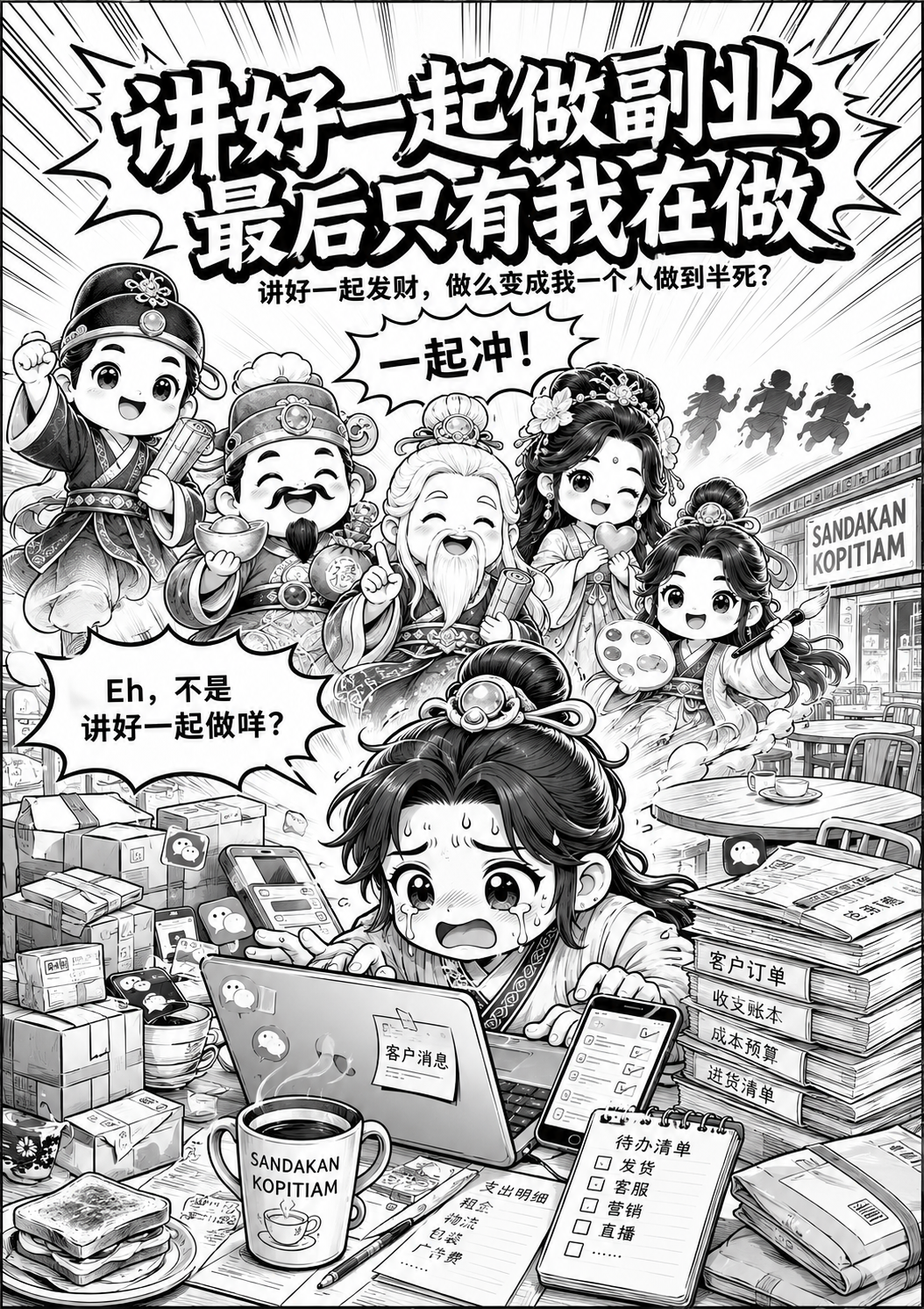 讲好一起做副业，最后只有我在做