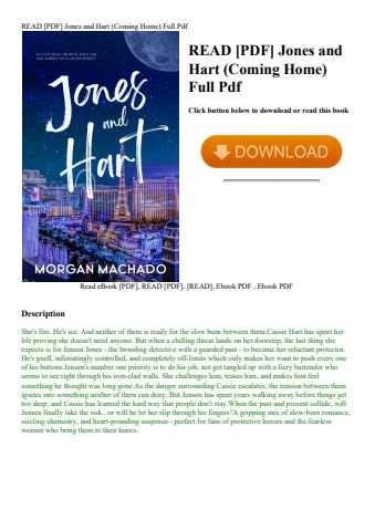 read [pdf] jones and hart (coming home) full pdf