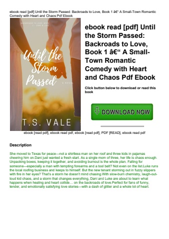ebook read [pdf] until the storm passed backroads to love  book 1 ã¢â€â“ a small-town romantic comed