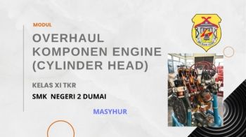 OVERHAUL ENGINE KOMPONEN (CYLINDER HEAD) FLIP_Neat