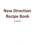 New Direction Recipe Book 