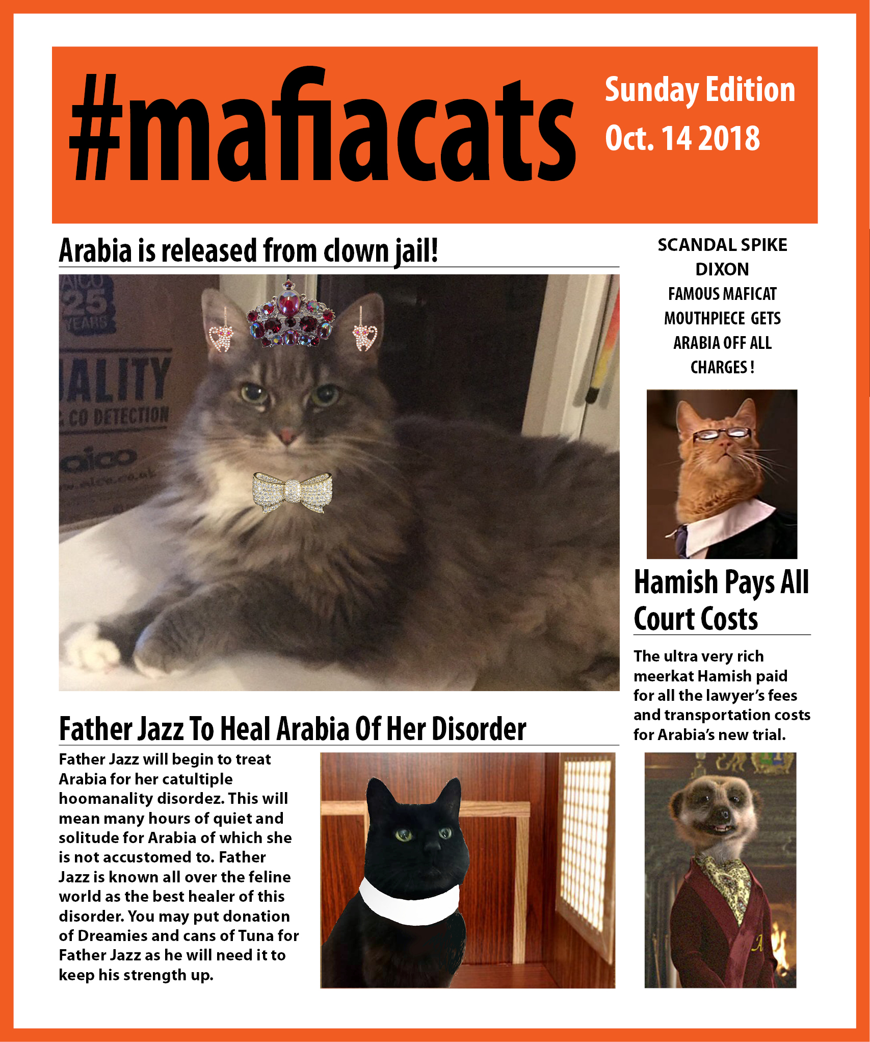 MAFIACATS MEWSPAPER 2018