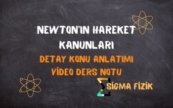 NEWTON'IN HAREKET YASALARI-DETAY KONU ANLATIMI-ETKİLEŞİMLİ VİDEO DERS NOTU