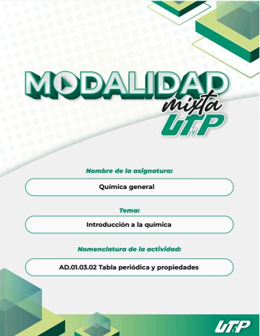 AD.01.03.02 Tabla periódica y propiedades