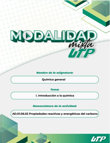 AD.01.06.02 Propiedades reactivas y energéticas del carbono