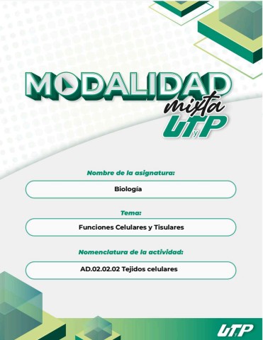 AD.02.02.02 Tejidos celulares
