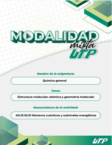 AD.01.02.01 Números cuánticos y subniveles energéticos