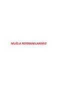 MUĞLA REFERANSLARI