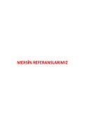 MERSİN REFERANSLARI