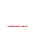 BURSA REFERANSLARI