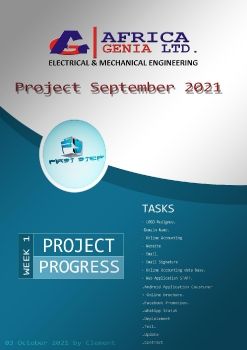 PROJECT PROGRESS 04 OCTOBER 2021