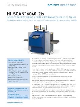 Espanol - Smiths Heimann HI-SCAN 6040-2is