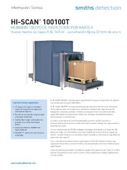 Espanol - Smiths Heimann HI-SCAN 100100T