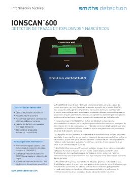 Espanol -  Smiths Detection IONSCAN600