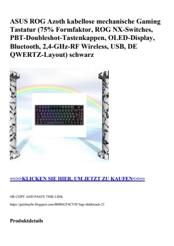 0936 asus rog azoth kabellose mechanische gaming tastatur  75  formfaktor  rog nx-switches  pbt-doublesh