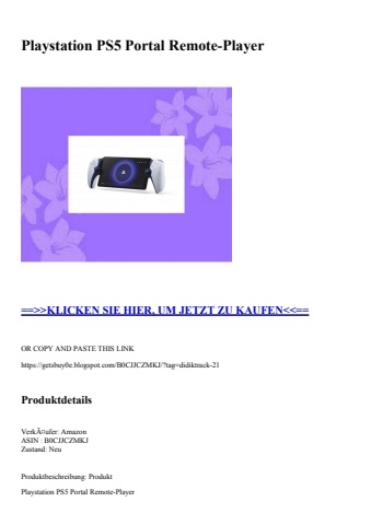 2532 playstation ps5 portal remote-player