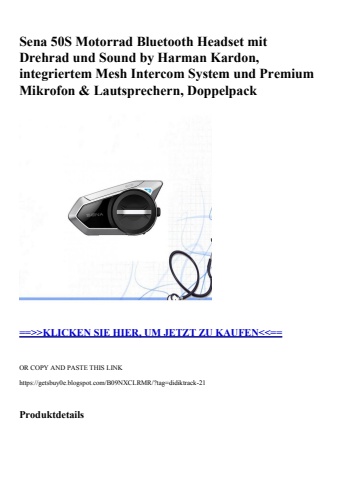 1823 sena 50s motorrad bluetooth headset mit drehrad und sound by harman kardon  integriertem mesh inter