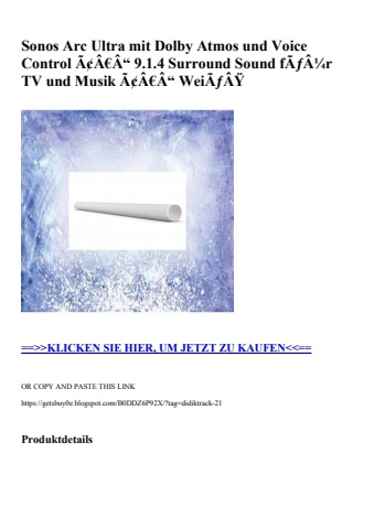 6460 sonos arc ultra mit dolby atmos und voice control ã¢â€â“ 9