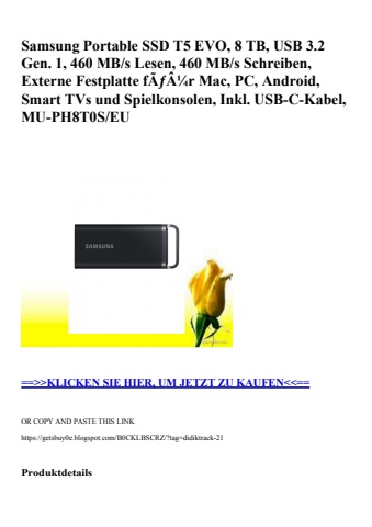 9881 samsung portable ssd t5 evo  8 tb  usb 3