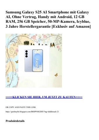 5120 samsung galaxy s25 ai smartphone mit galaxy ai  ohne vertrag  handy mit android  12 gb ram  256 gb