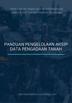 E_Book Panduan Pengelolan Arsip Data Pengadaan Tanah