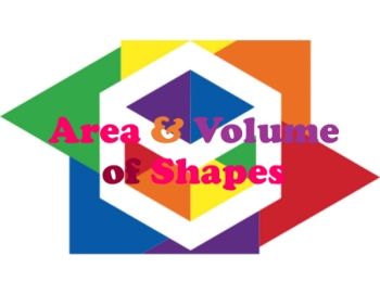 area and volume of shapes