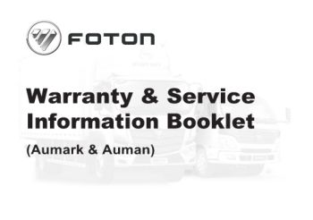 Warranty Service Book - Truck (v5.1)