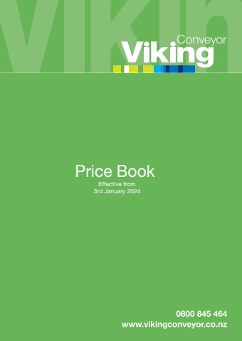 Viking Conveyor Price Book 2024