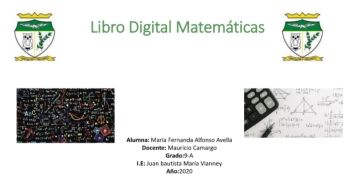 Libro Matematicas MFAA