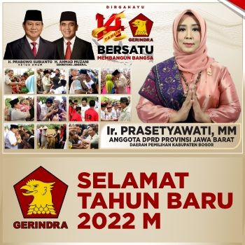 E-KALENDER GERINDRA 2022 BY Ir. PRASETYAWATI, MM