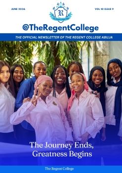 Blue and Yellow Simple Bordered College Newsletter