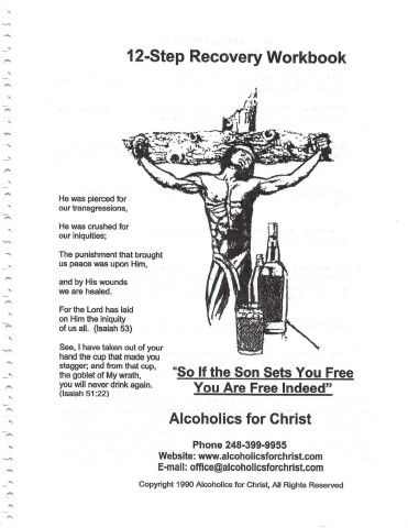 aa for christ 12 step workbook