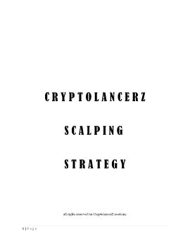 cryptolancerz  scalping strategy