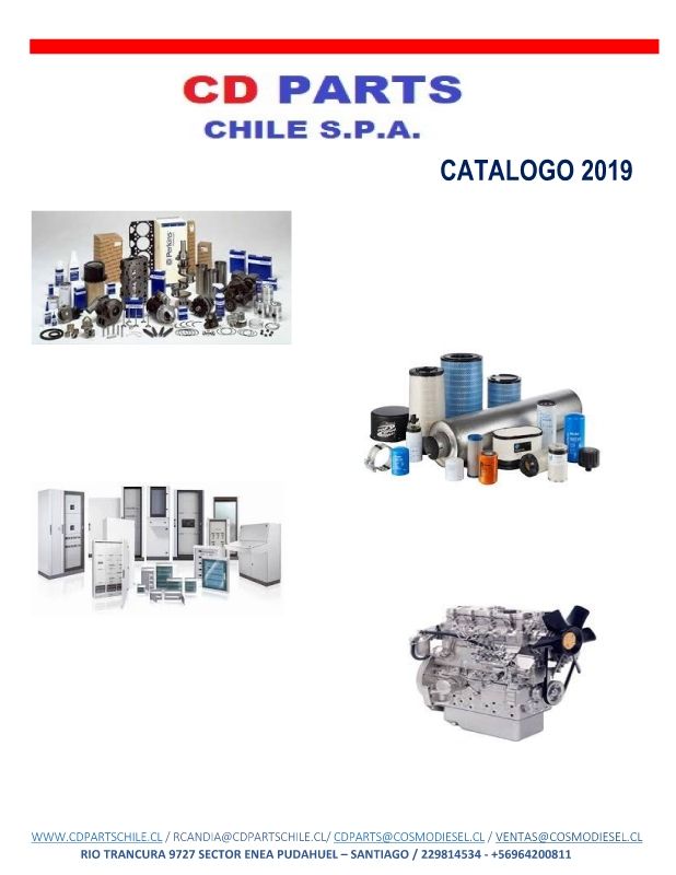 CD PARTS CATALOGO 2019