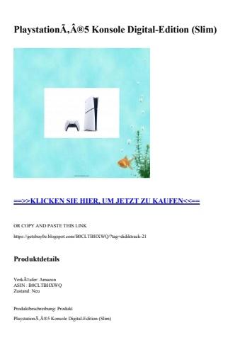 2804 playstationã‚â®5 konsole digital-edition  slim
