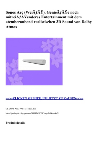 0295 sonos arc  weiãƒâÿ