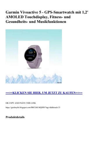 0559 garmin vivoactive 5 - gps-smartwatch mit 1 2' amoled touchdisplay  fitness- und gesundheits- und mu