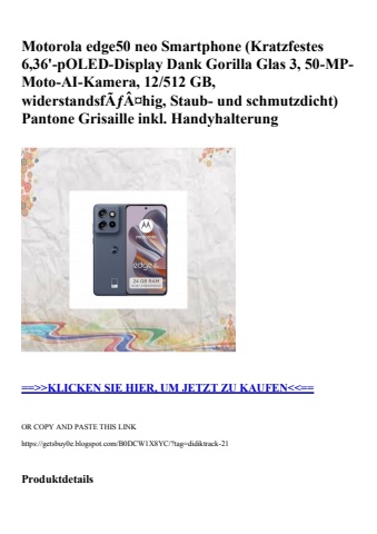 2001 motorola edge50 neo smartphone  kratzfestes 6 36'-poled-display dank gorilla glas 3  50-mp-moto-ai-