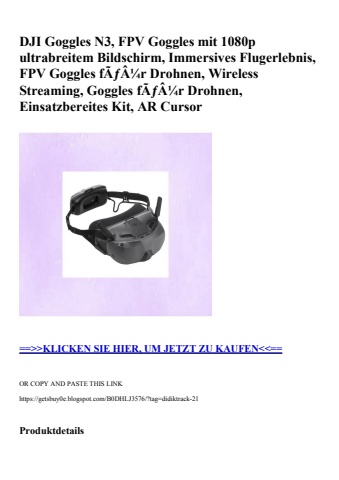 7346 dji goggles n3  fpv goggles mit 1080p ultrabreitem bildschirm  immersives flugerlebnis  fpv goggles