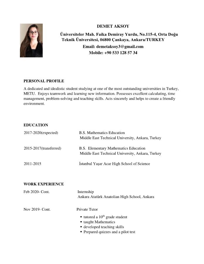 CV-English
