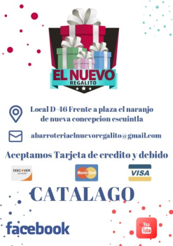 catalago de el nuevo regalito