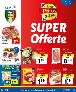 Volantino Lidl Italia Inizio Marzo 2022