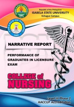 Performance of Graduates in Licensure Examination Narrative Report