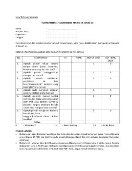 FORM ASSESMENT 1